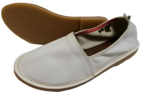 【KOBE DADA CAM-2 ホワイト】本革国産コンフォートスリッポン